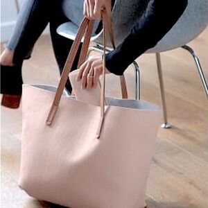 BOON SUPPLY Vegan Leather Tote -
Blush